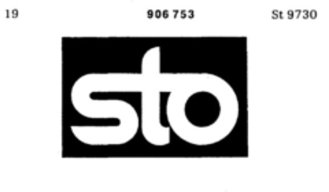 sto Logo (DPMA, 07/05/1972)