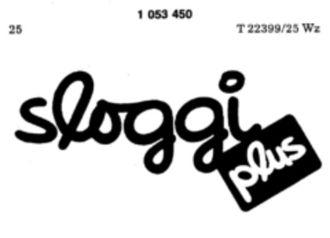 sloggi plus Logo (DPMA, 09.03.1983)