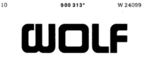 WOLF Logo (DPMA, 13.06.1972)