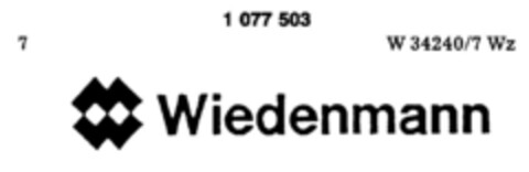 Wiedenmann Logo (DPMA, 15.06.1984)