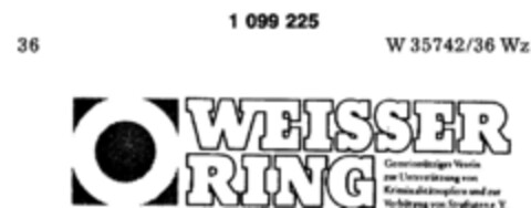 WEISSER RING Logo (DPMA, 12/12/1985)