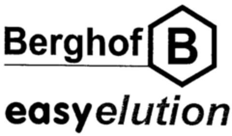 Berghof B easyelution Logo (DPMA, 13.12.2000)