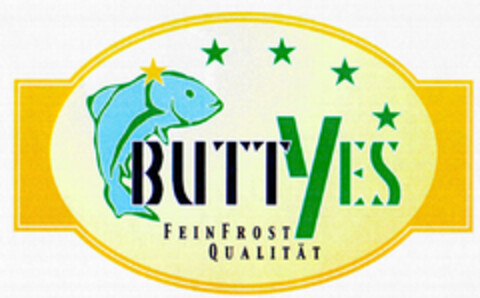 BUTTYES FEINFROST QUALITÄT Logo (DPMA, 22.10.2001)