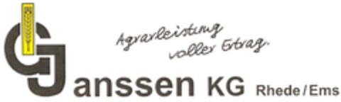 Janssen KG Rhede/Ems Agrarleistung voller Ertrag. Logo (DPMA, 10.02.2011)