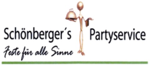 Schönberger´s Partyservice Feste für alle Sinne Logo (DPMA, 21.09.2011)