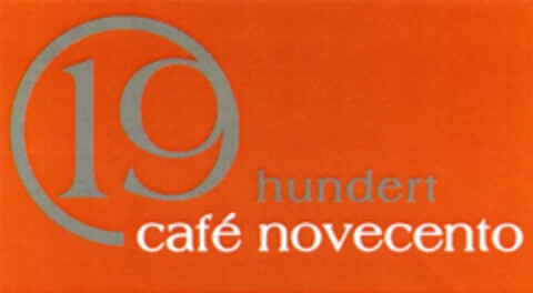 19 hundert café novecento Logo (DPMA, 27.02.2014)
