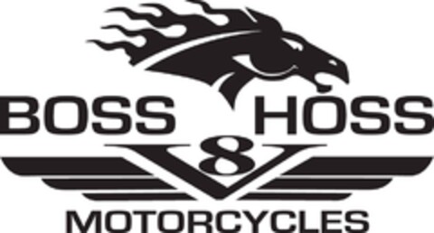 BOSS HOSS V8 MOTORCYCLES Logo (DPMA, 20.07.2016)