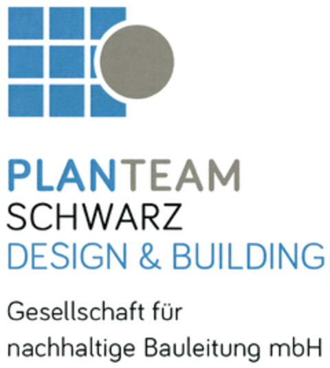 PLANTEAM SCHWARZ DESIGN & BUILDING Gesellschaft für nachhaltige Bauleitung mbH Logo (DPMA, 03.07.2021)