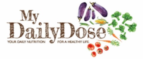 My DailyDose YOUR DAILY NUTRITION FOR A HEALTHY LIFE. Logo (DPMA, 05/20/2021)