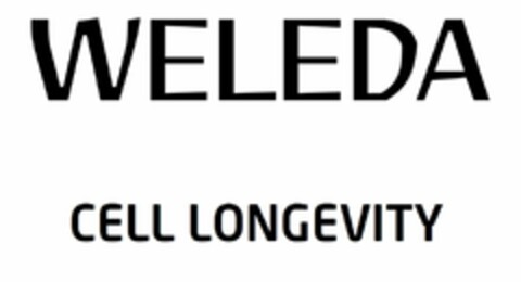 WELEDA CELL LONGEVITY Logo (DPMA, 29.08.2024)