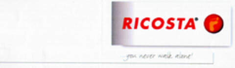 RICOSTA ...you never walk alone! Logo (DPMA, 21.02.2002)