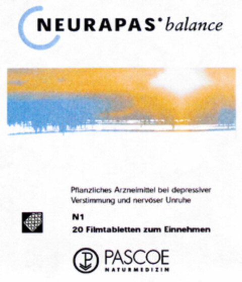 NEURAPAS balance PASCOE NATURMEDIZIN Logo (DPMA, 27.03.2002)