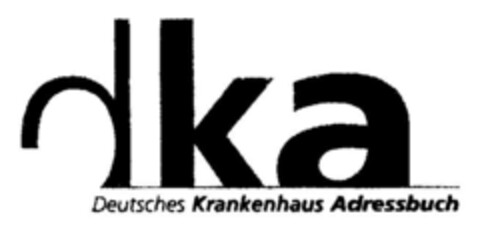 dka Deutsches Krankenhaus Adressbuch Logo (DPMA, 06/04/2002)