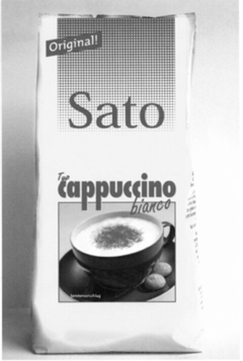 Sato Typ cappuccino bianco Logo (DPMA, 31.01.2003)