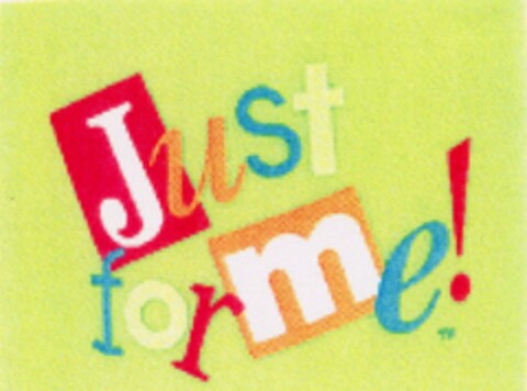 Just for me! Logo (DPMA, 14.03.2005)