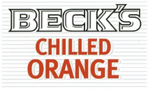 BECK'S CHILLED ORANGE Logo (DPMA, 10.04.2006)