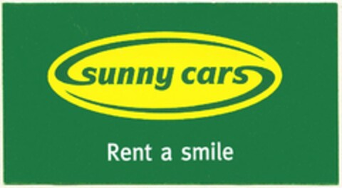 sunny cars Rent a smile Logo (DPMA, 24.05.2006)