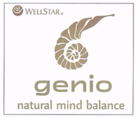 WELLSTAR genio natural mind balance Logo (DPMA, 06.07.2007)