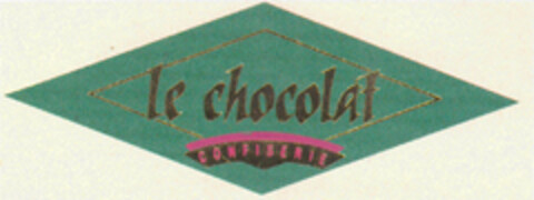 le chocolat CONFISERIE Logo (DPMA, 07/23/1996)