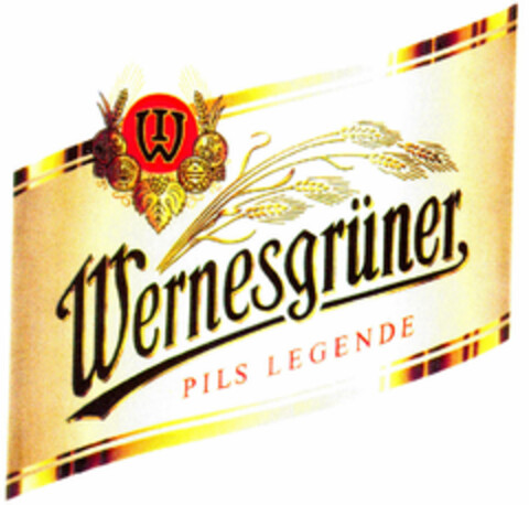 Wernesgrüner PILS LEGENDE Logo (DPMA, 16.08.1996)