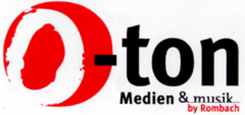 O-ton Medien & musik by Rombach Logo (DPMA, 04.02.1997)