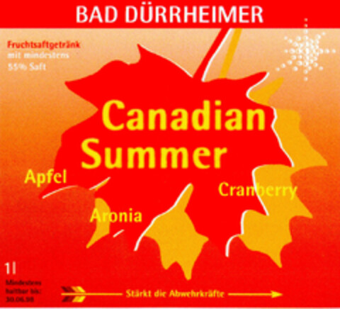 Canadian Summer Logo (DPMA, 12.08.1997)