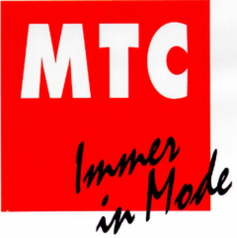 MTC Immer in Mode Logo (DPMA, 10/22/1997)