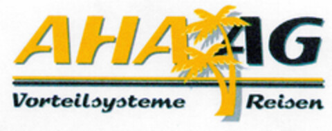 AHA AG Vorteilsysteme Reisen Logo (DPMA, 22.03.1999)