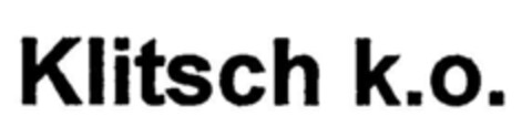 Klitsch k.o. Logo (DPMA, 19.11.1999)