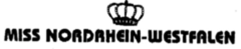 MISS NORDRHEIN-WESTFALEN Logo (DPMA, 26.11.1999)