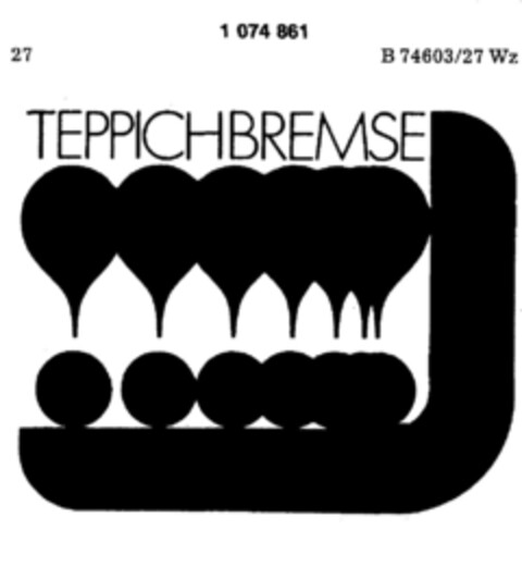 TEPPICHBREMSE Logo (DPMA, 22.05.1984)