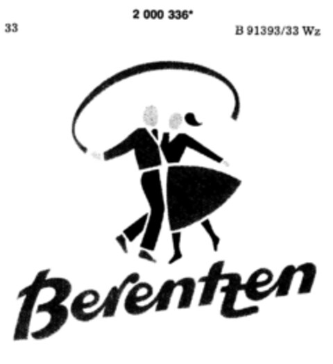 Berentzen Logo (DPMA, 05.12.1990)