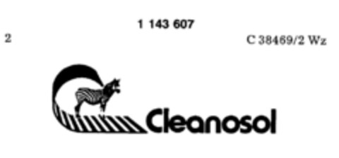 Cleanosol Logo (DPMA, 21.12.1988)