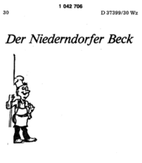 Der Niederndorfer Beck Logo (DPMA, 13.05.1982)