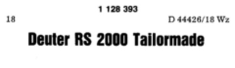 Deuter RS 2000 Tailormade Logo (DPMA, 03/10/1988)