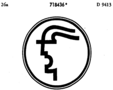 718436 Logo (DPMA, 02.05.1958)