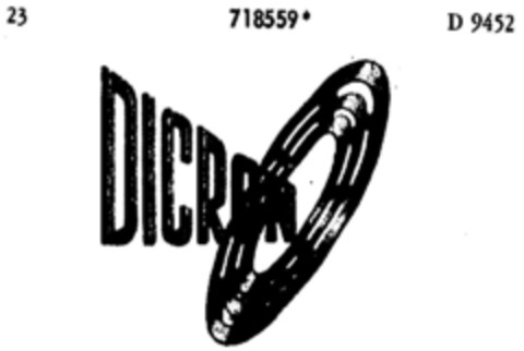 DICRON Logo (DPMA, 16.05.1958)