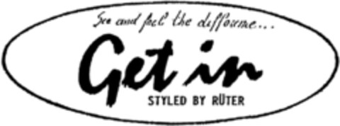 Get in STYLED BY RÜTER Logo (DPMA, 16.03.1993)