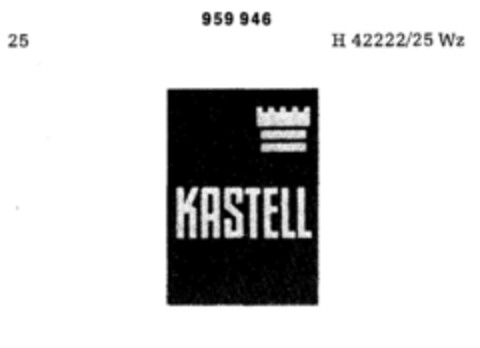 KASTELL Logo (DPMA, 01.10.1976)