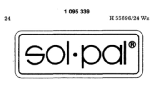 sol pal Logo (DPMA, 24.02.1986)