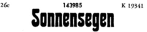 Sonnensegen Logo (DPMA, 15.11.1910)