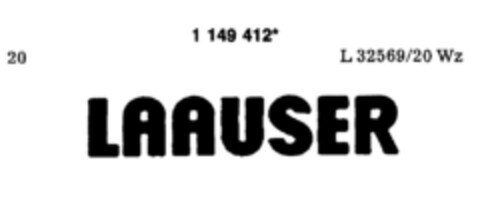 LAAUSER Logo (DPMA, 08/03/1989)