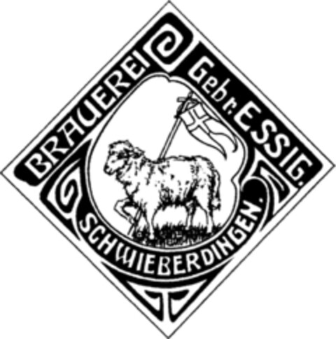 BRAUEREI Gebr. ESSIG SCHWIEBERDINGEN Logo (DPMA, 04.07.1994)