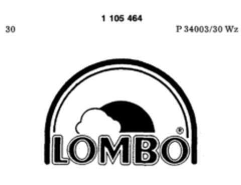 LOMBO Logo (DPMA, 06/24/1986)