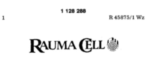 RAUMA CELL Logo (DPMA, 02.10.1987)