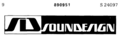 SD SOUNDESIGN Logo (DPMA, 28.12.1970)