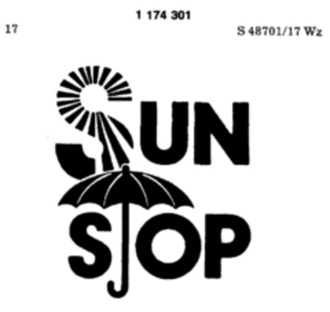 SUN STOP Logo (DPMA, 29.06.1989)