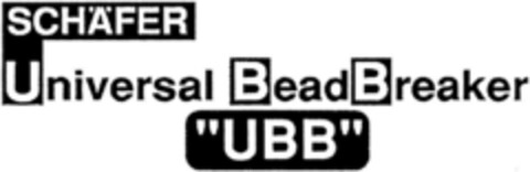 SCHÄFER Universal BeadBreaker "UBB" Logo (DPMA, 20.01.1993)