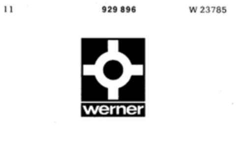 werner Logo (DPMA, 03.02.1972)