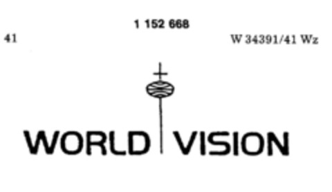 WORLD VISION Logo (DPMA, 11.08.1984)